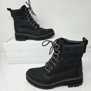 Timberland Women 6 Ankle Boot Combat Hiking Outdoor Lace Courmayeur Valley 6"